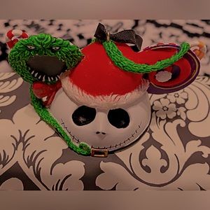 Disney Parks Sandy Clause Hat Christmas Ornament